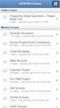 Mobile Screenshot of forum.ghsfha.org