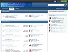 Tablet Screenshot of forum.ghsfha.org